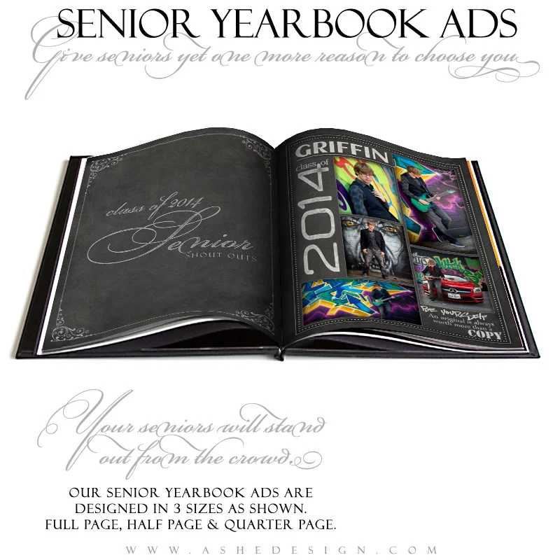 Yearbook Ad Designs - Chalkboard 2014 - Image 4