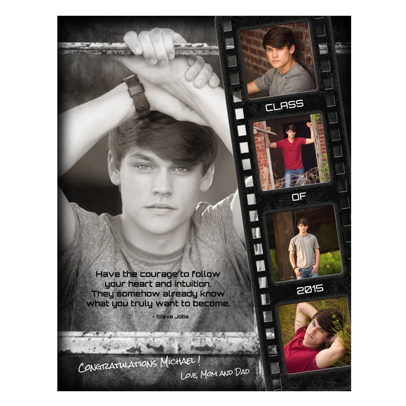 Yearbook Ad Designs - Film Strip Grunge