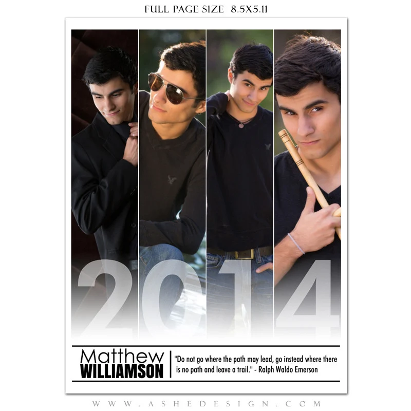 Yearbook Ad Designs - Follow Your Path