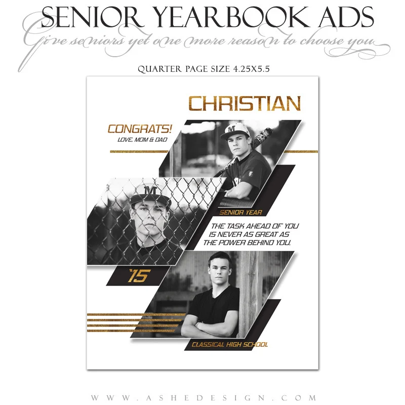 Yearbook Ad Designs - Geometric - Image 3
