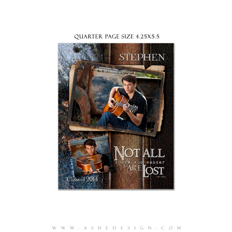 Yearbook Ad Designs - Leather Stitched - Image 3