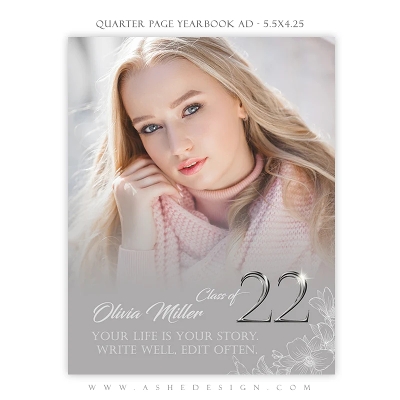 Yearbook Ad Designs - Silver Plated Grad - Image 3