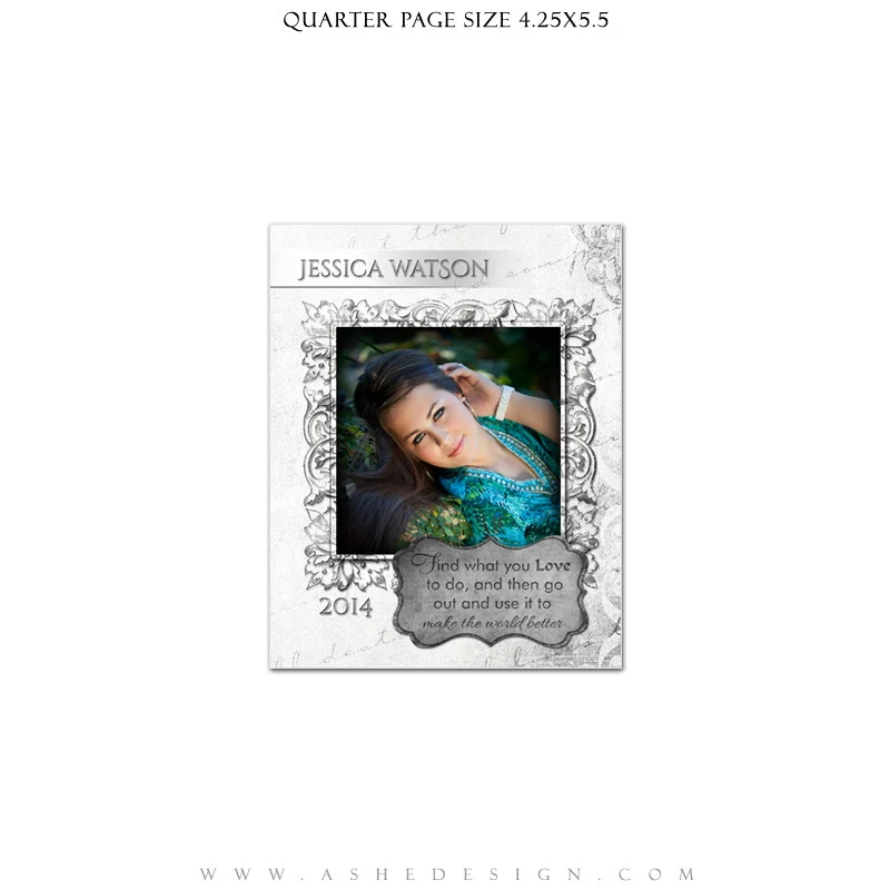 Yearbook Ad Designs - Softly Spoken - Image 3
