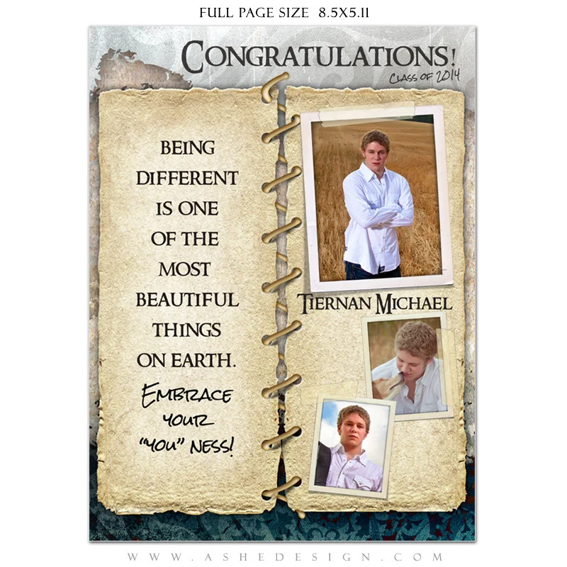 Yearbook Ad Designs - Tiernan Michael